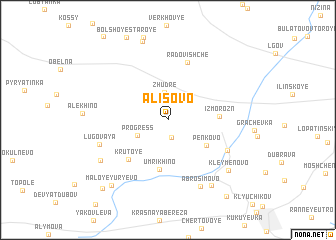 map of Alisovo