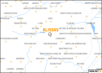 map of Alissas