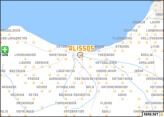 map of Alissós