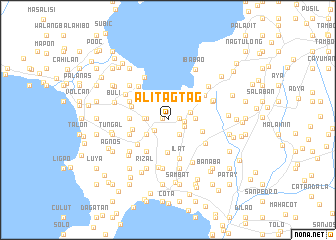 map of Alitagtag