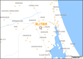 map of Alitain