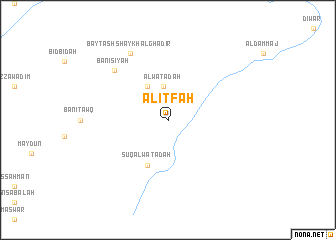 map of Al ‘Iţfah