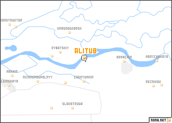 map of Alitub