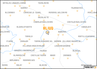 map of Aliud