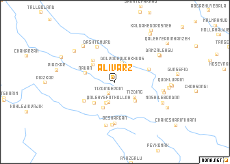 map of ‘Alīvarz