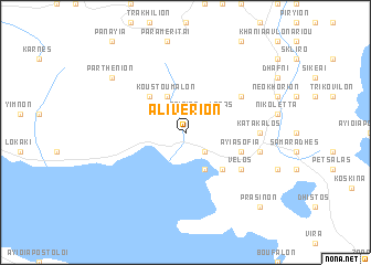 map of Alivérion