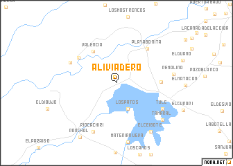 map of Aliviadero