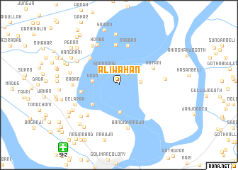 map of Ali Wāhan