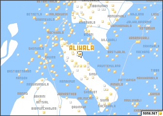 map of Alīwāla