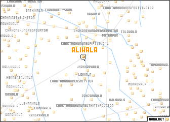 map of Alīwāla