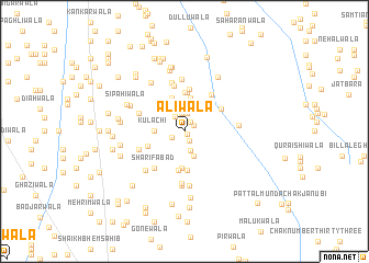 map of Alīwāla