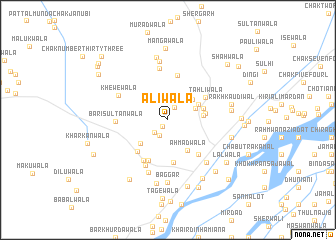 map of Aliwāla