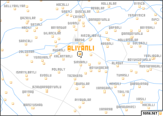 map of Əliyanlı