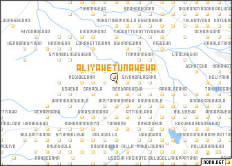 map of Aliyawetunawewa