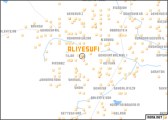 map of ‘Alī-ye Şūfī