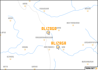 map of Alizaga