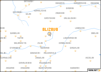 map of Alizava