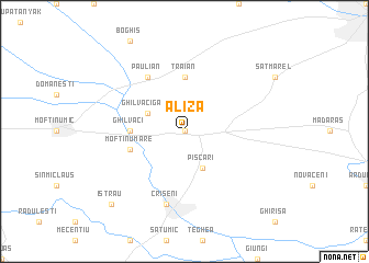 map of Aliza