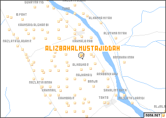 map of Al ‘Izbah al Mustajiddah