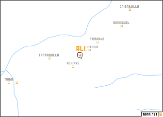 map of Ali