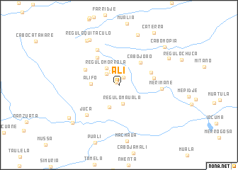 map of Ali