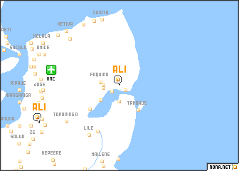 map of Ali