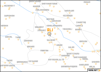 map of ‘Alī