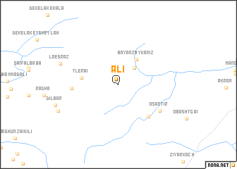 map of Ali