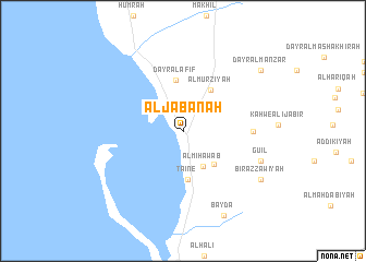 map of Al Jabānah
