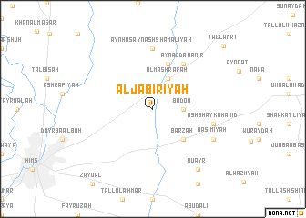 map of Al Jābirīyah