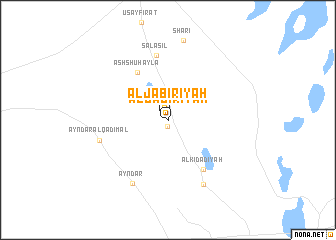 map of Al Jābirīyah