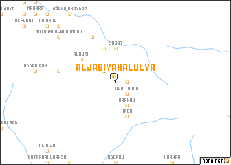 map of Al Jābiyah al ‘Ulyā
