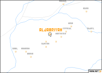 map of Al Jabrīyah