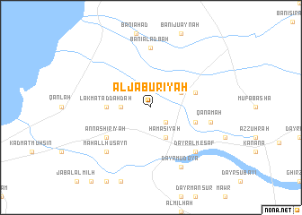 map of AL Jābūrīyah