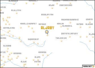 map of Al Jaby