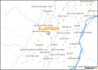 map of Al Jafādūn