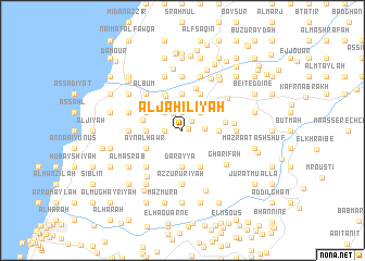 map of Al Jāhilīyah