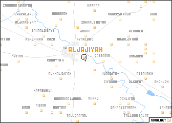 map of Al Jājīyah