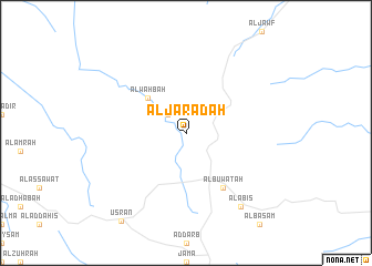 map of Āl Jarādah