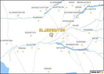 map of Al Jarādīyah