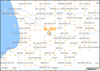 map of Al Ja‘r