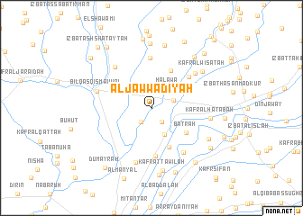 map of Al Jawwādīyah