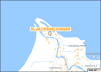 map of Al Jazīrah al Khaḑrāʼ