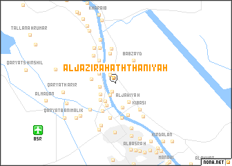 map of Al Jazīrah ath Thāniyah