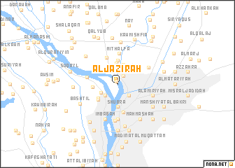 map of Al Jazīrah