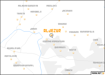 map of Aljezur