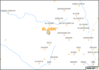 map of Al Ji‘āmī