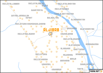 map of Al Jibāb