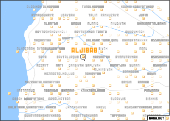 map of Al Jibāb