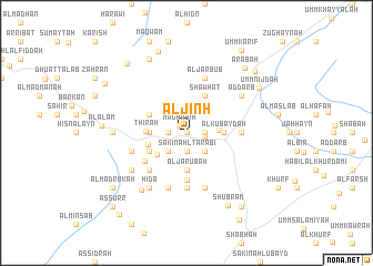 map of Al Jinḩ